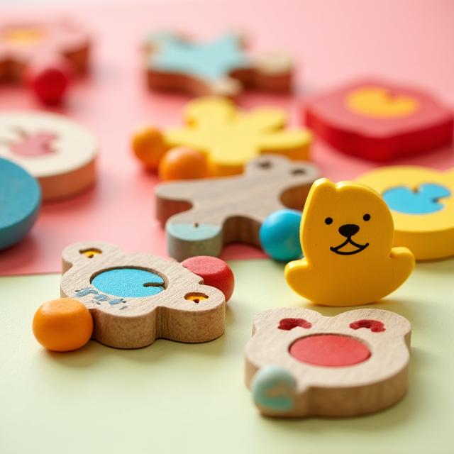 Safe wooden jewelry for kids and youth