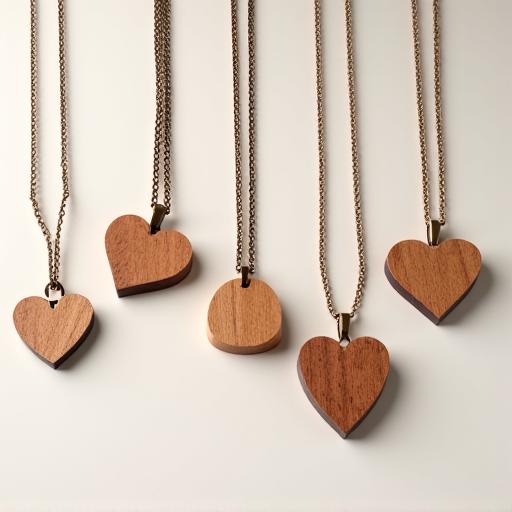 Milestone wooden necklaces and pendants